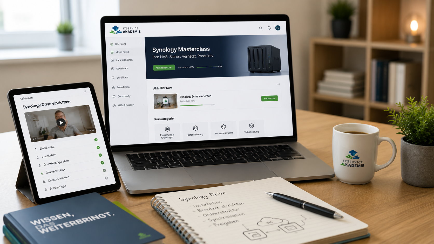 Lernen mit der Online-Akademie