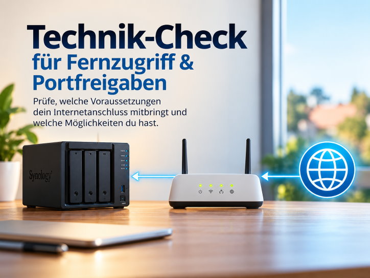 Technik-Check für Fernzugriff und Portfreigaben