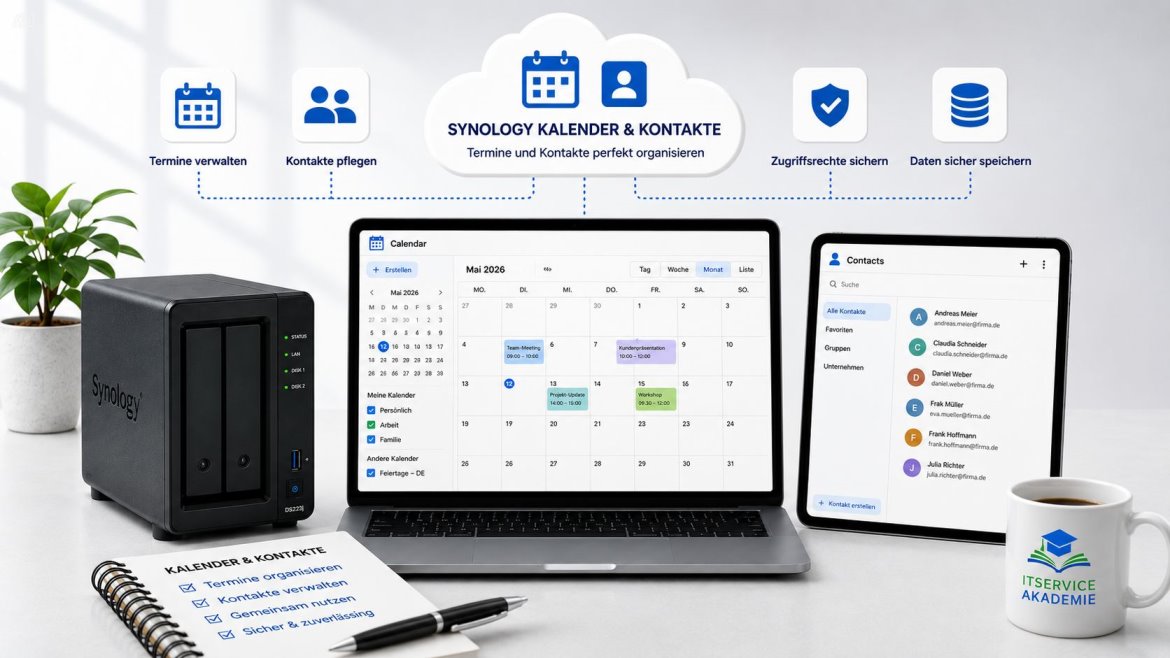 Synology Kalender und Kontakte synchronisieren