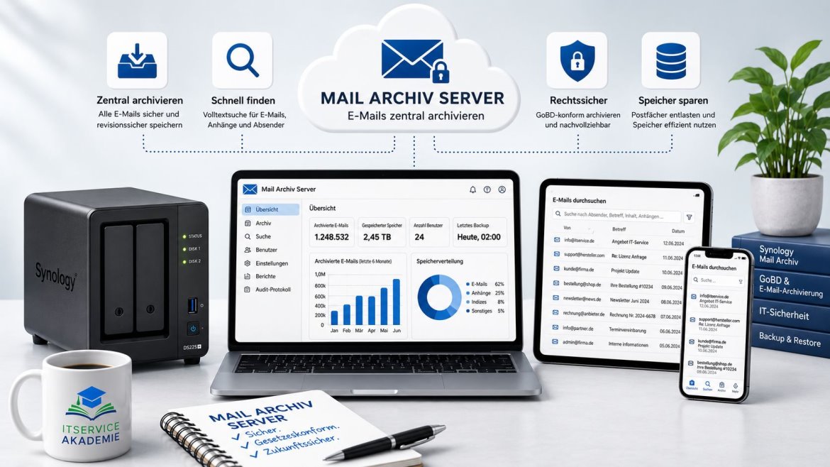Mail Archiv Server auf einer Synology NAS