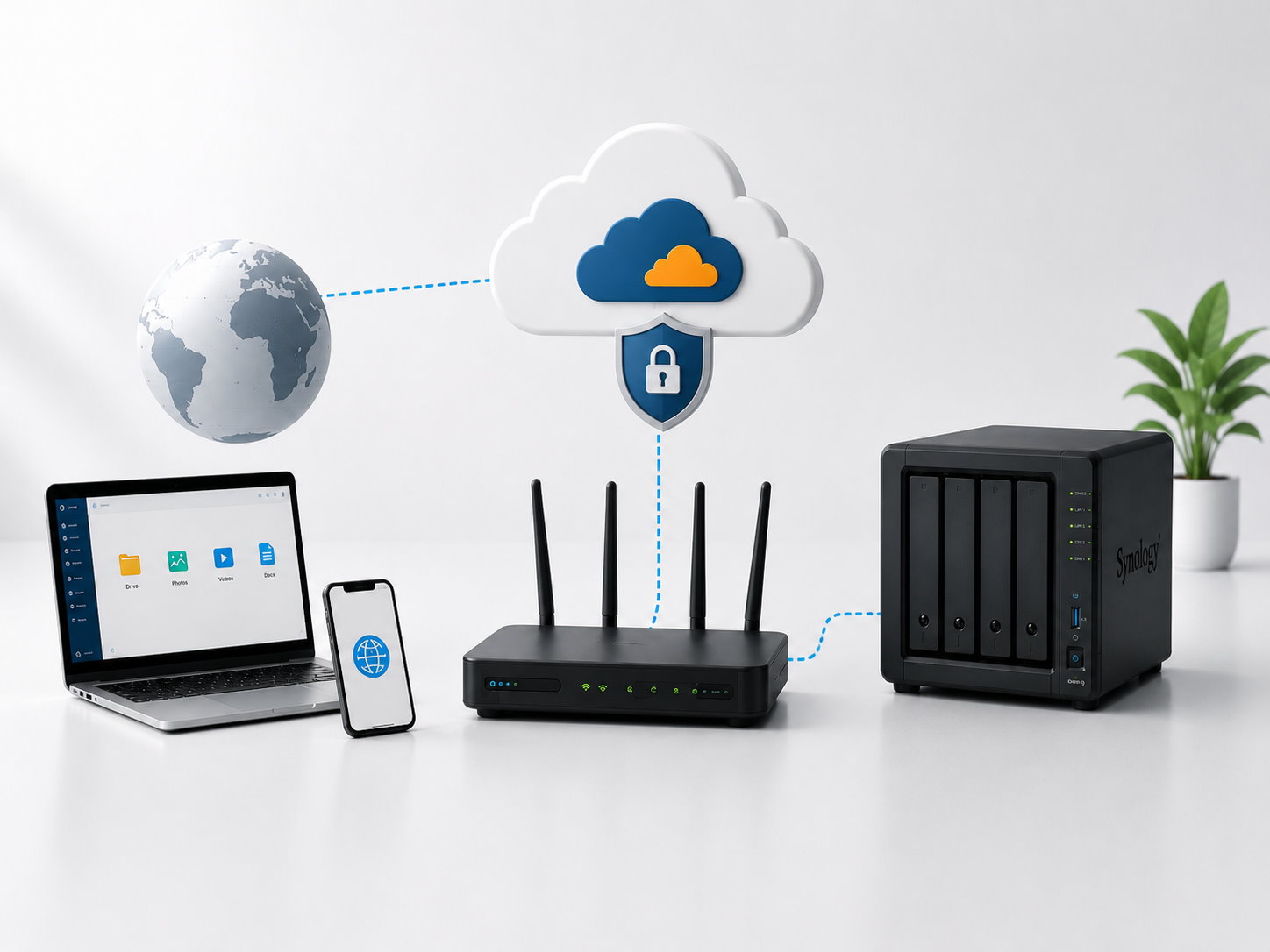 Sicherer Netzwerk- und Fernzugriff mit Synology