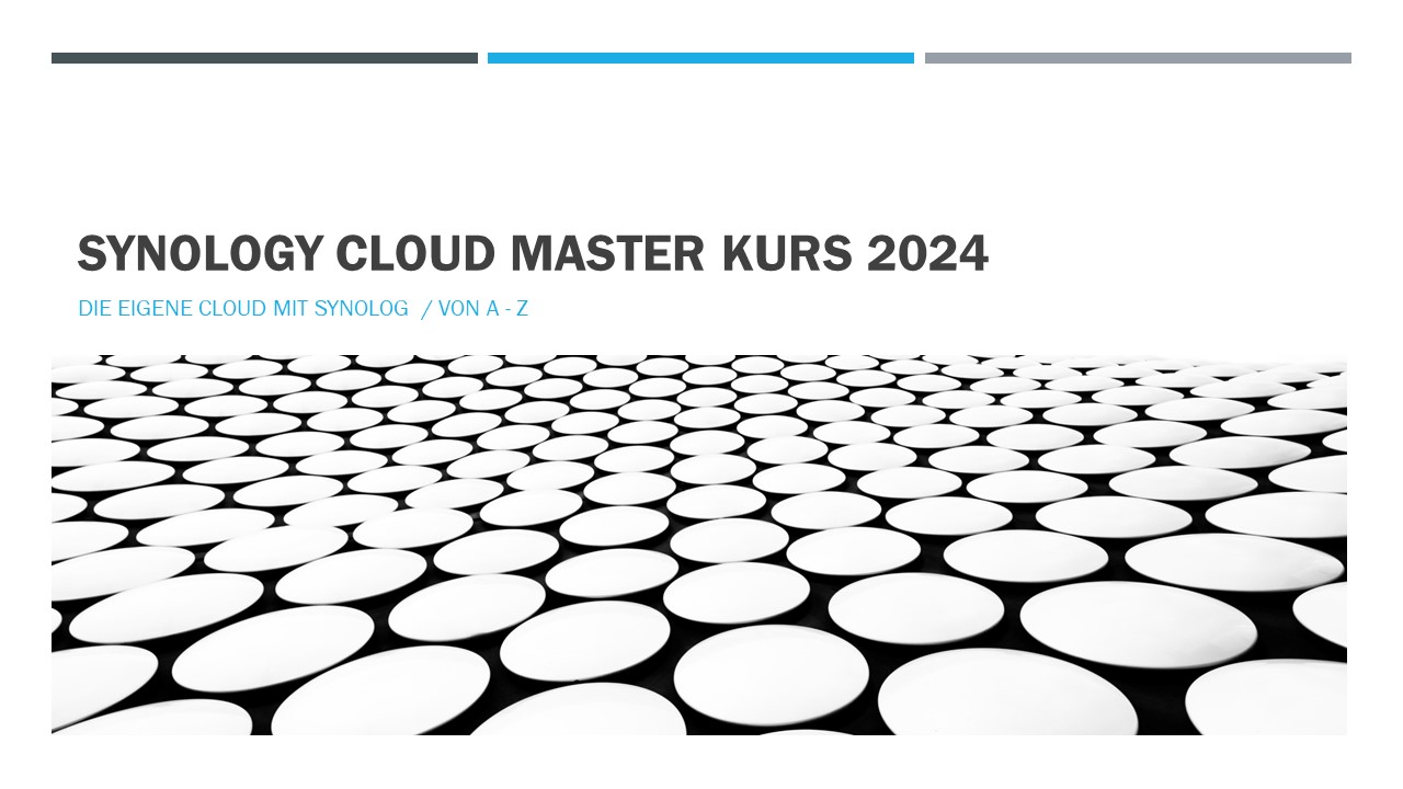 Synology Cloud Master Kurs Intro