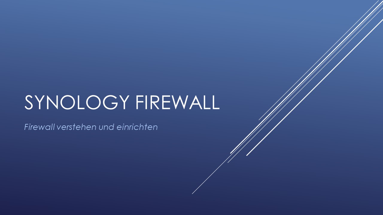 Synology-Firewall-onlinekurs