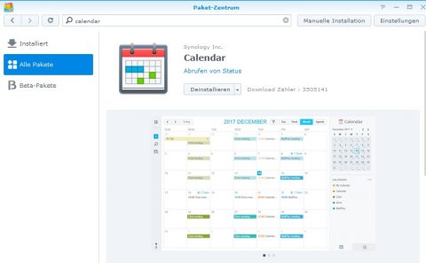 Team Kalender mit Synology - Synology-Coaching