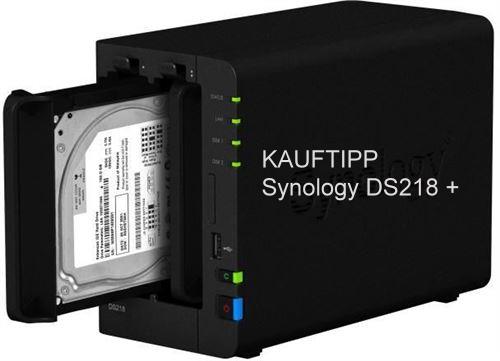 Kauftipp Synology DS218+ viel Lestung und Speicherplatz für wenig Geld